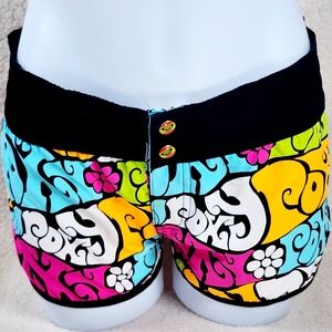 Vintage Roxy Board Shorts Women's Size 5 Retro Swim Shorts